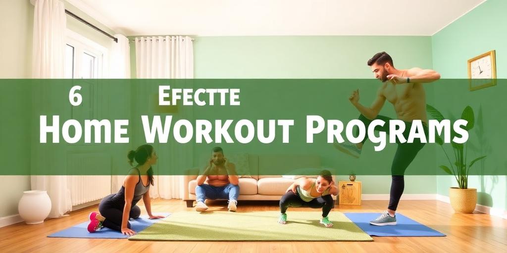6 Effective Home Workout Programs (No Equipment)